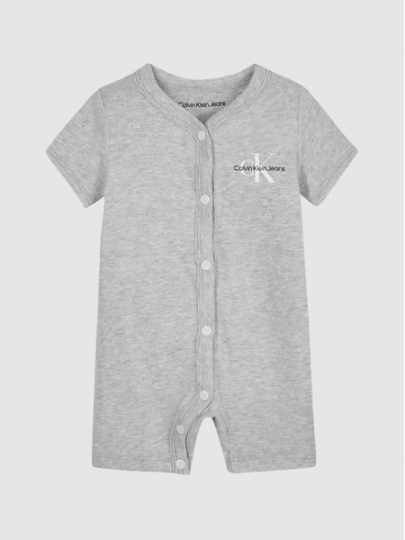 Babygrows Bebe Nio Gris Calvin Klein