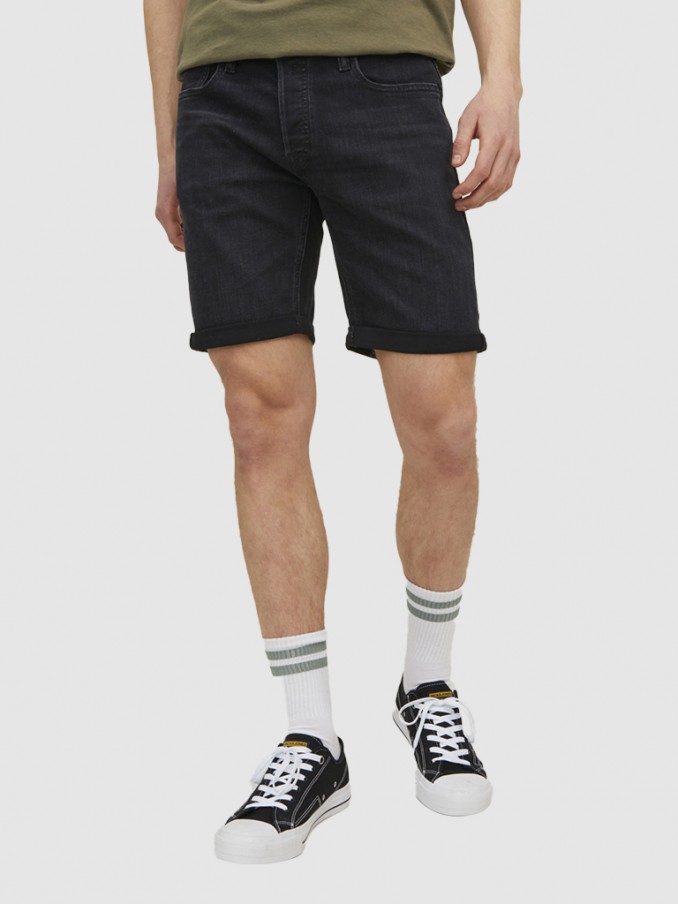 Pantalones Cortos Hombre Negro Jack & Jones