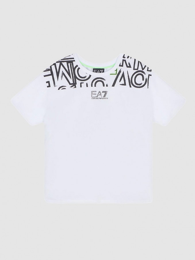 Camiseta Nio Blanco Ea7 Emporio Armani
