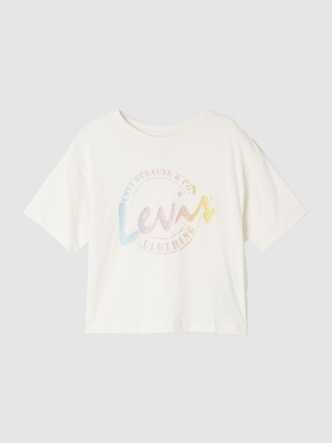 Camiseta Nia Blanco Levis