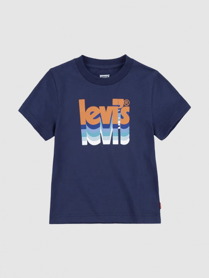 T-Shirt Menino Layered Poster Levis