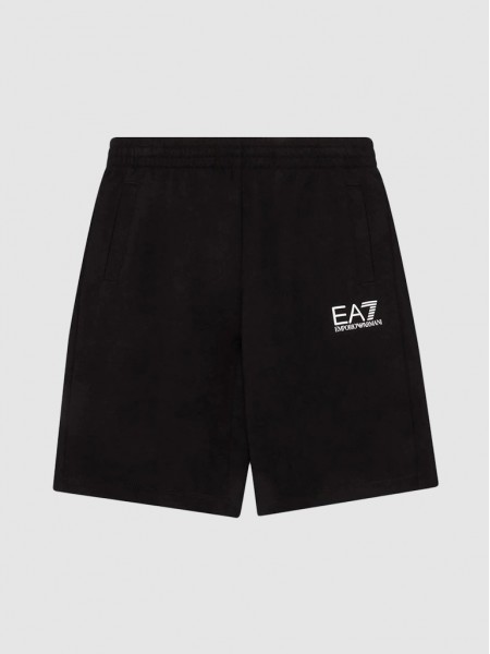 Shorts Boy Black Ea7 Emporio Armani