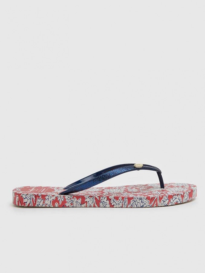 Chinelo Mulher Rake Floral Pepe Jeans