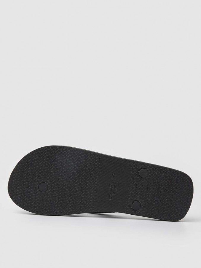 Flip Flops Man Black Pepe Jeans London