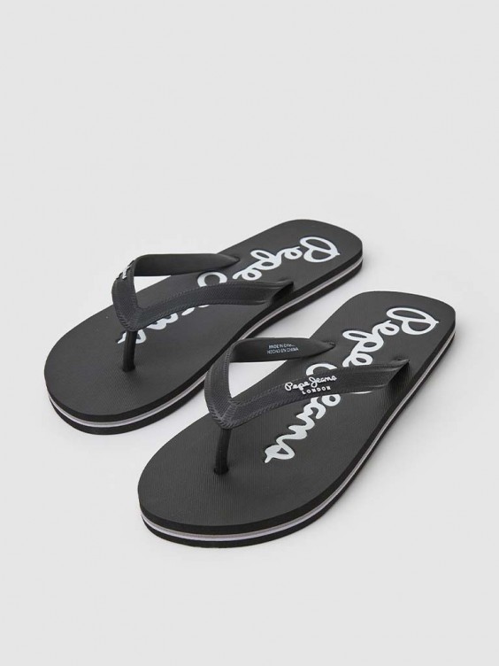 Chanclas Hombre Negro Pepe Jeans London Pms70128 PMS70128.2