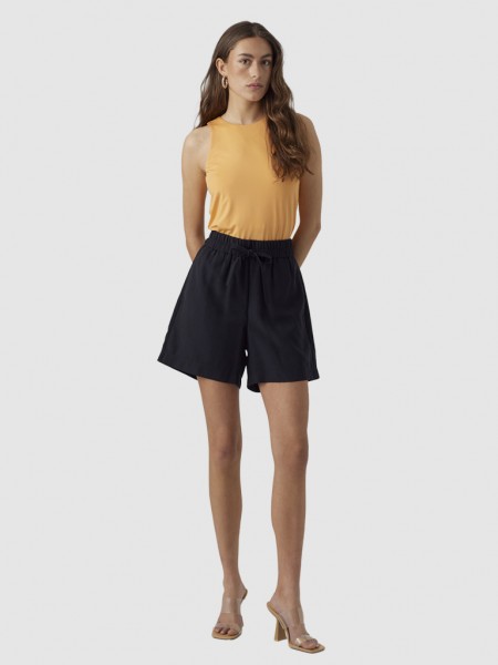 Calcao Mulher Vmcarmen Hw Loose Shorts Noos Vero Moda