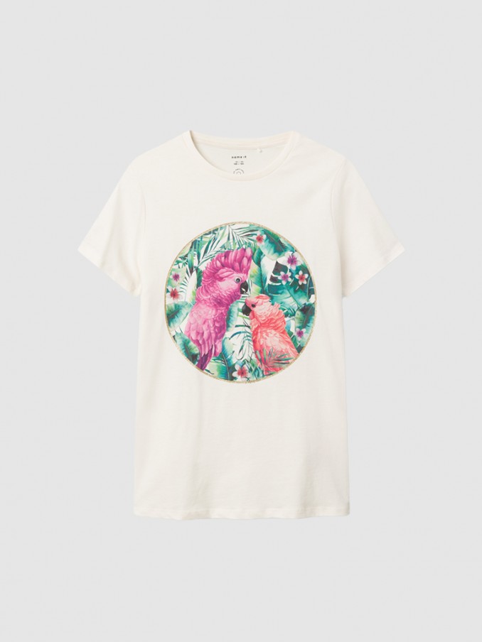 T-Shirt Girl White Name It