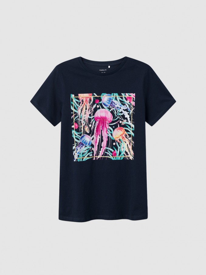Camiseta Nia Azul Marino Name It