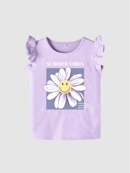 T-Shirt Girl Lilac Name It