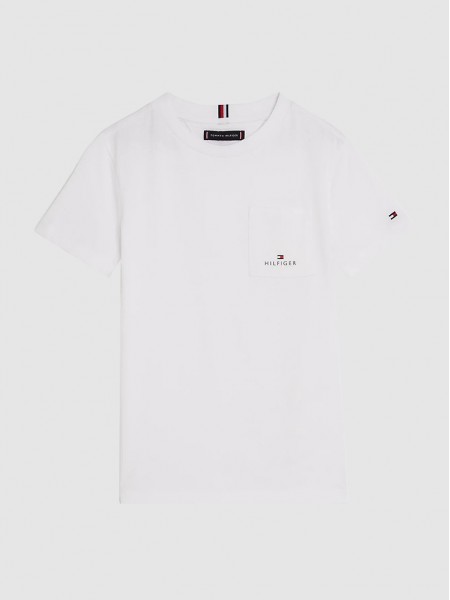 T-Shirt Boy White Tommy Jeans Kids
