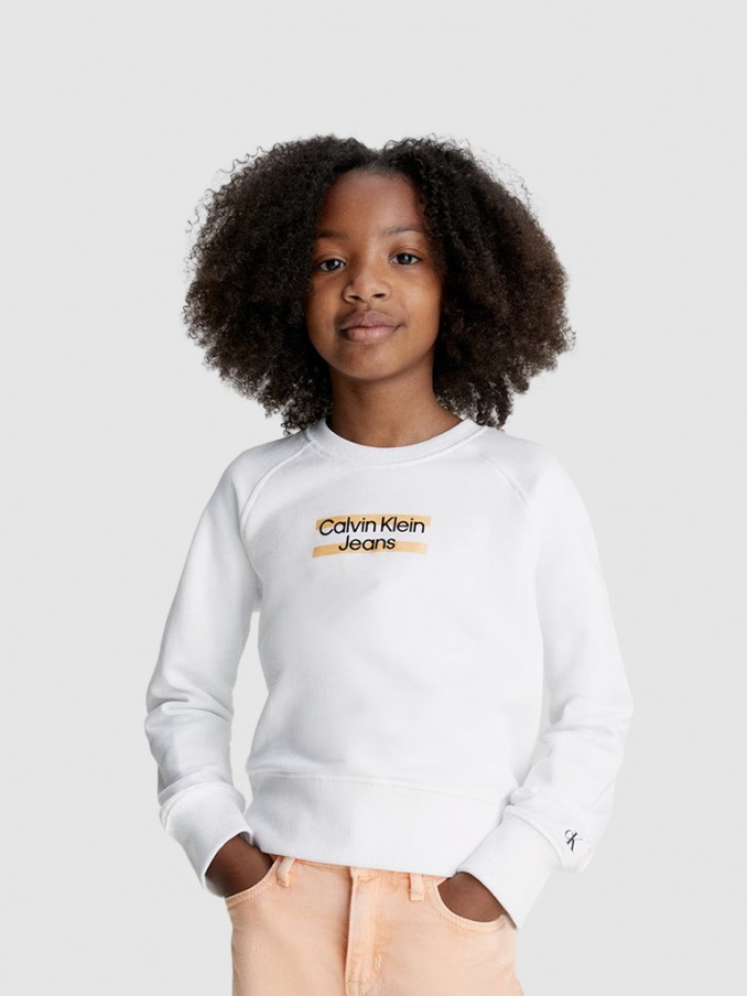 Sweatshirt Menina Hero Logo Calvin Klein
