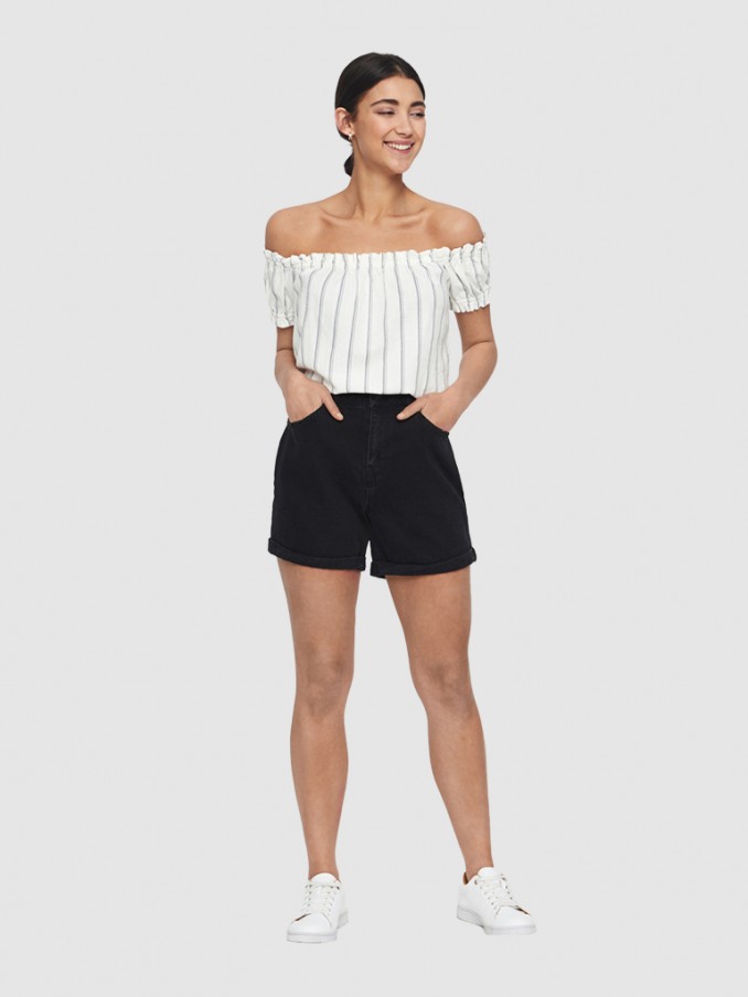 Shorts Woman Black Vero Moda