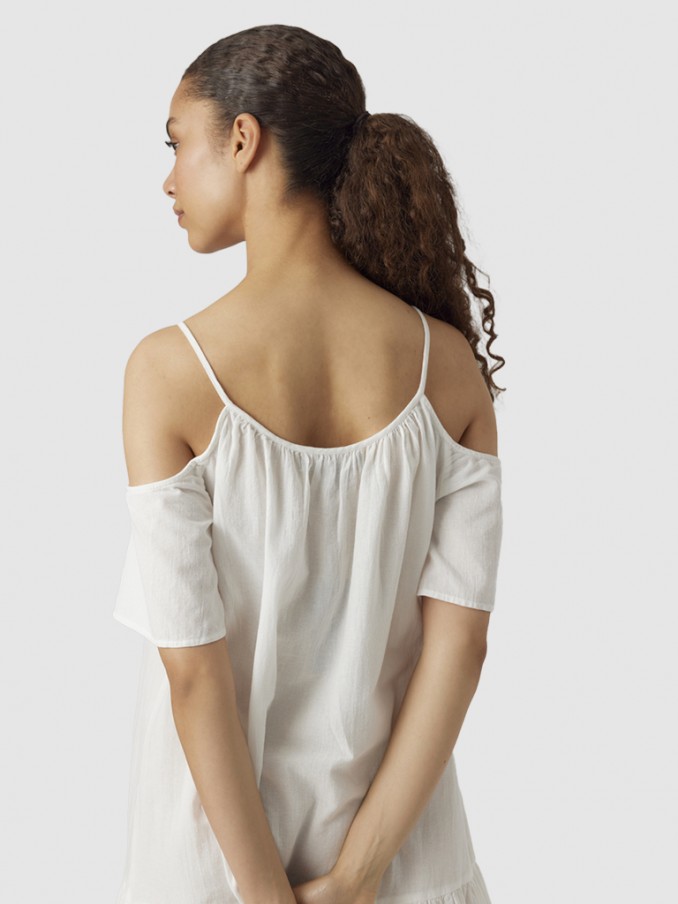 Dress Woman White Vero Moda
