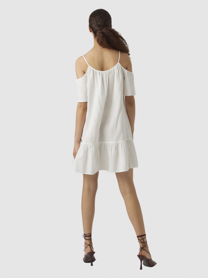 Dress Woman White Vero Moda