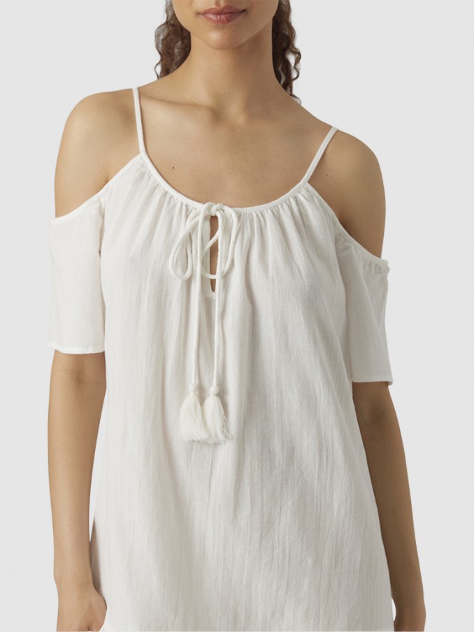 Dress Woman White Vero Moda