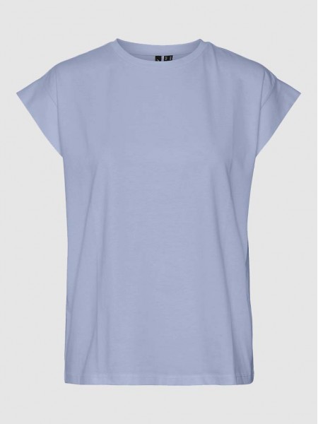 T-Shirt Woman Blue Vero Moda