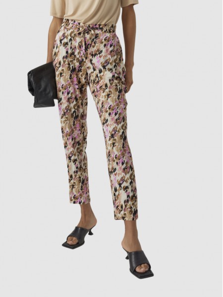Pants Woman Print Vero Moda