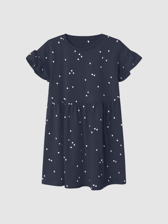 Dress Girl Navy Blue Name It