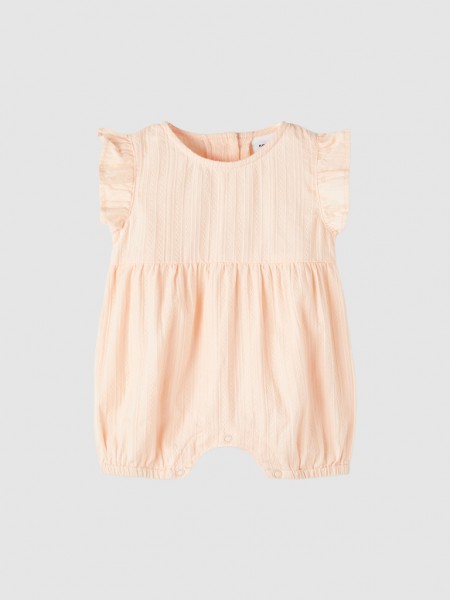 Babygrows Baby Girl Peach Name It