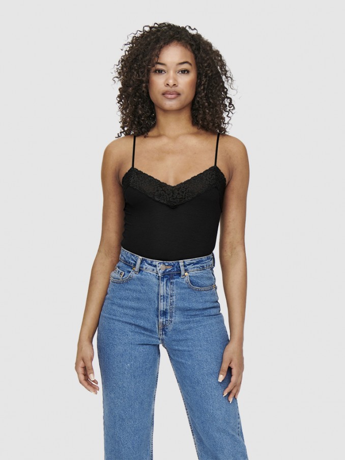 Blusa Mujer Negro Only