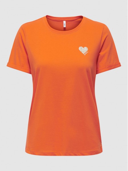 T-Shirt Woman Orange Only