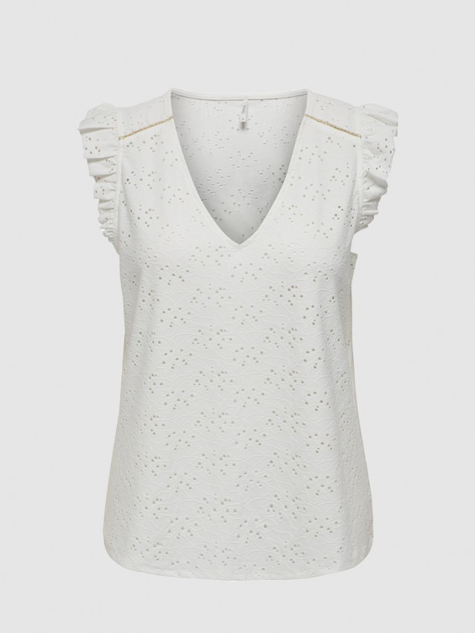 Blusa Mujer Blanco Only