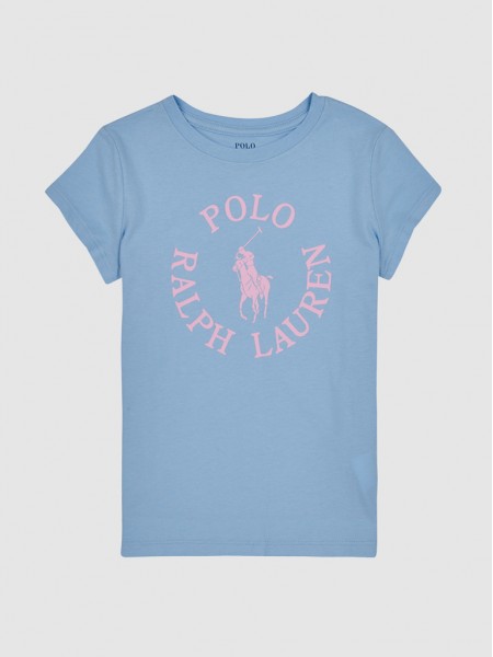 T-Shirt Menina Graphic Ralph Lauren