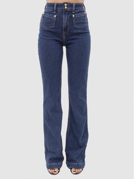 Jeans Mulher Ind Slouchy Just Cavalli