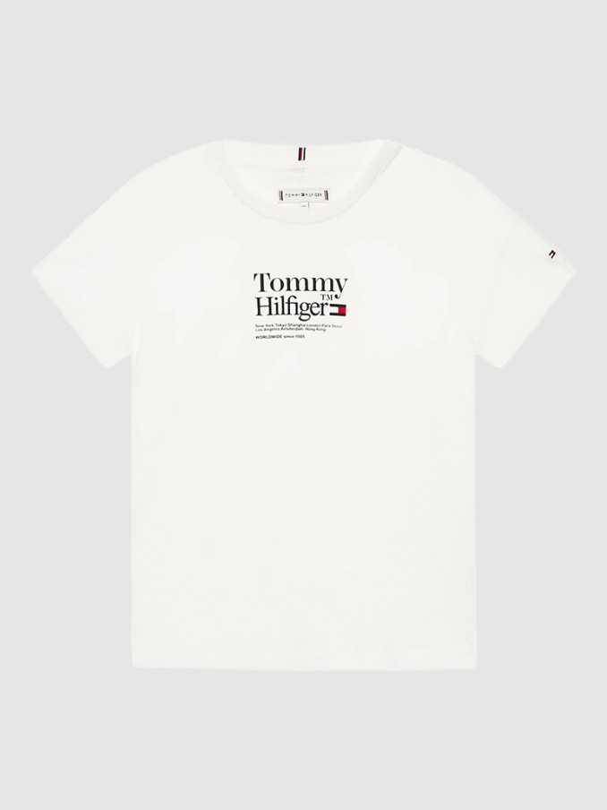 T-Shirt Menina Timeless Tommy Hilfiger