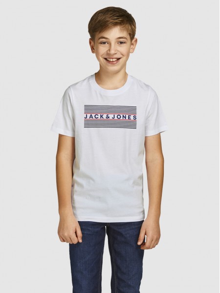 T-Shirt Menino Logo Jack & Jones