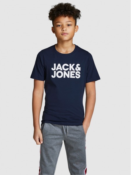 T-Shirt Menino Logo Jack & Jones