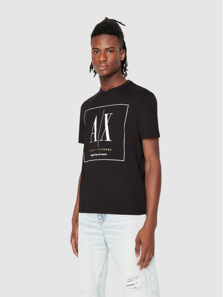T-Shirt Man Black Armani Exchange