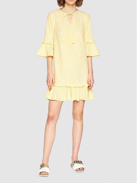 Dress Woman Yellow Vero Moda