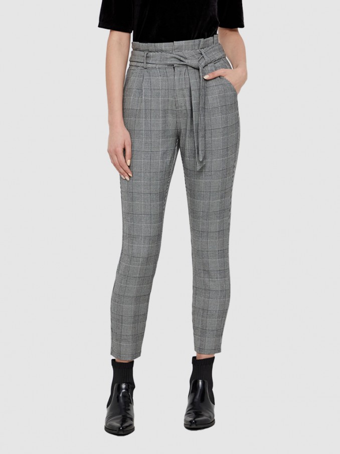 Pants Woman Grey Vero Moda