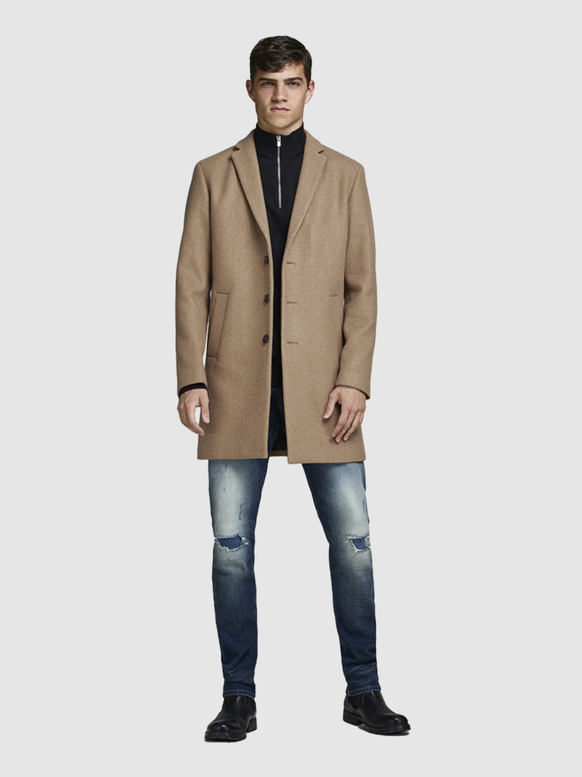 Chaqueta Hombre Beige Jack & Jones