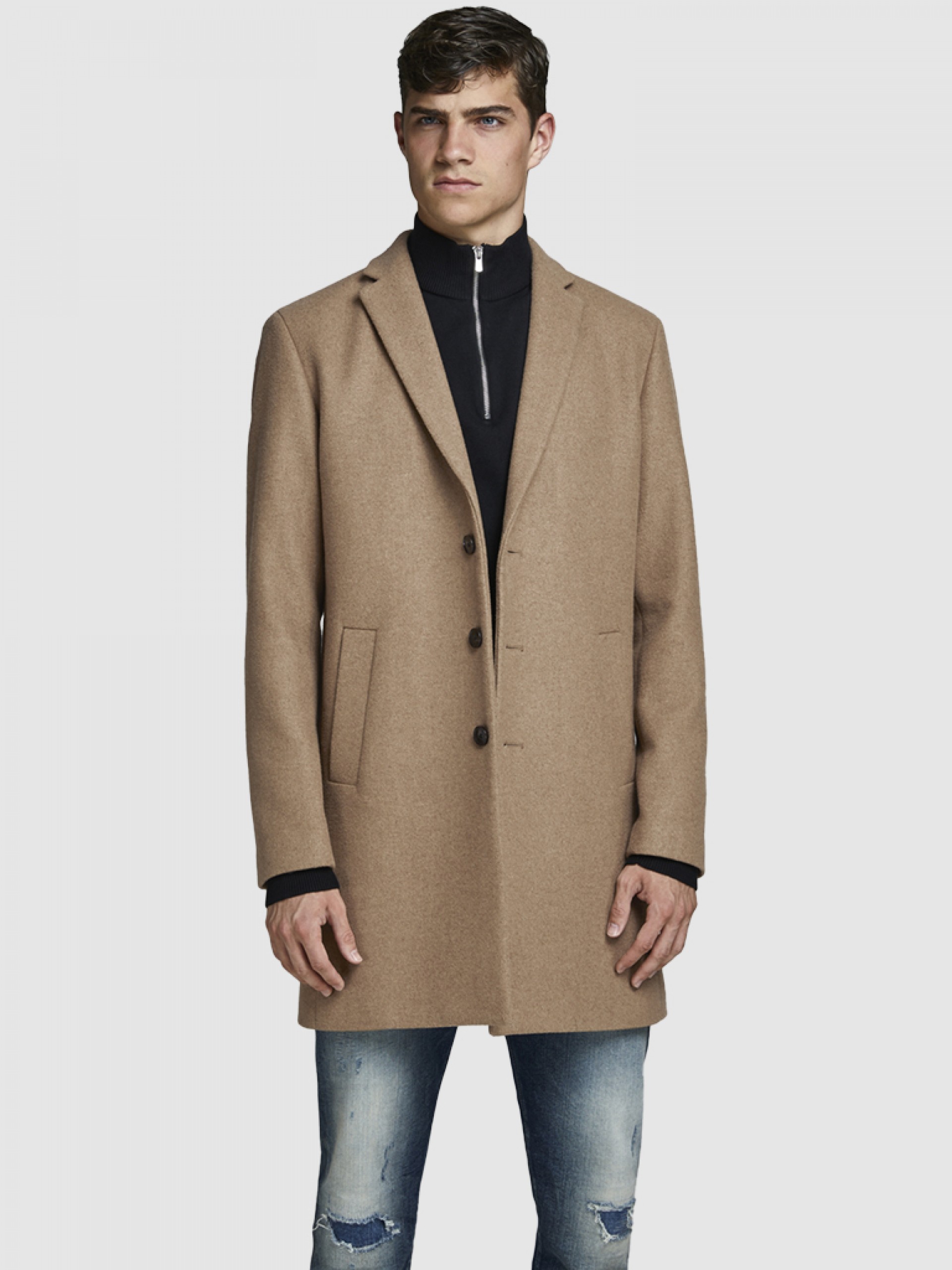Chaqueta Hombre Beige Jack & Jones
