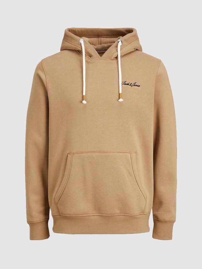 Sweatshirt Hombre Beige Jack & Jones