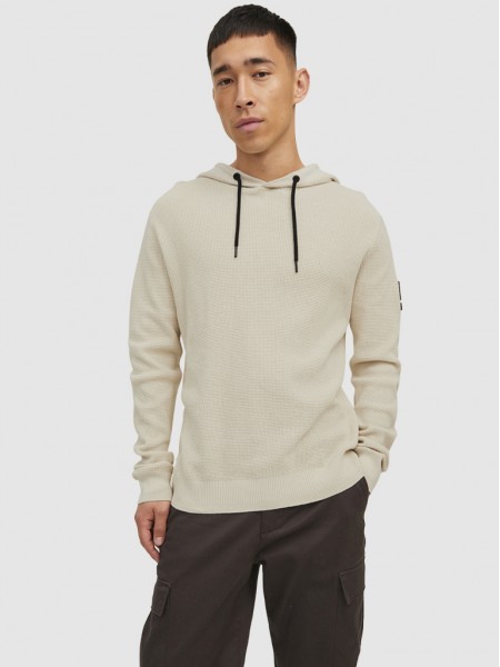 Sueter Hombre Crema Jack & Jones