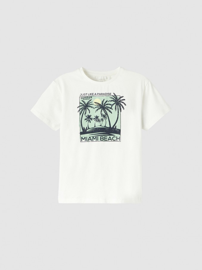 T-Shirt Boy White Name It