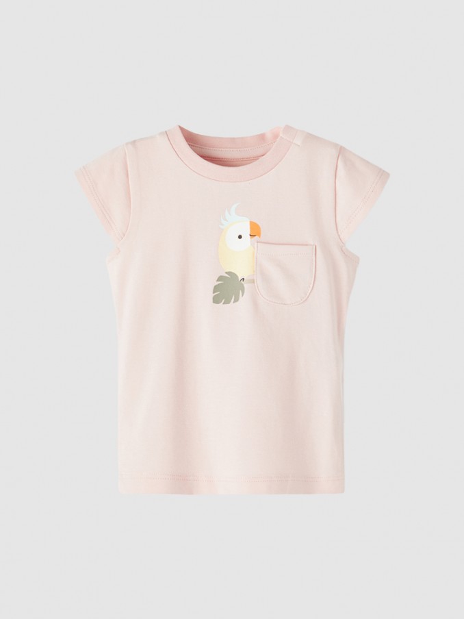 T-Shirt Baby Girl Rose Name It