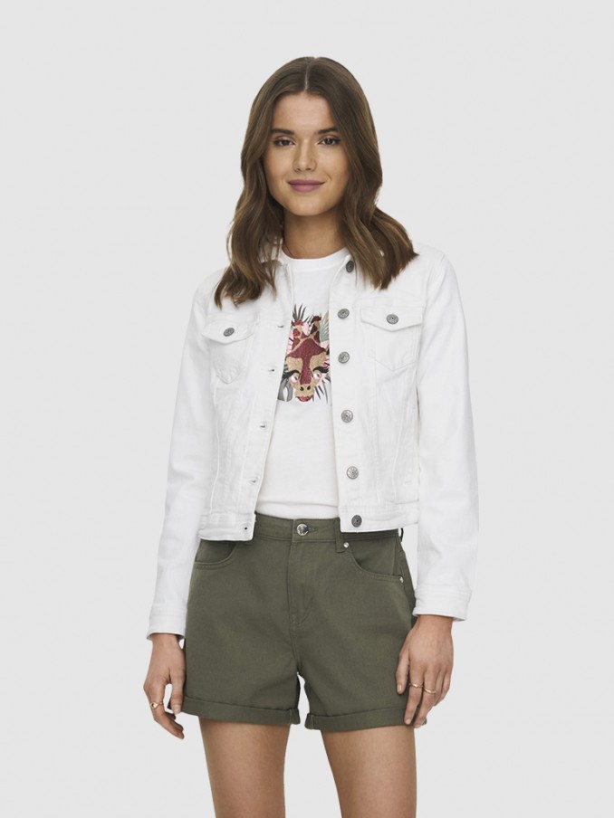 Jacket Woman White Only