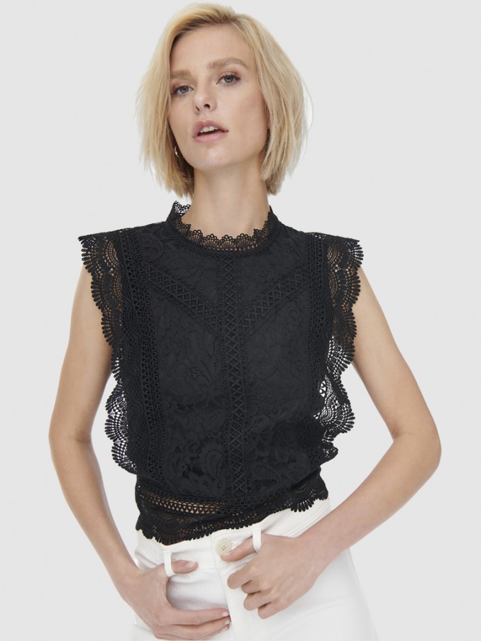 Blusa Mujer Negro Only