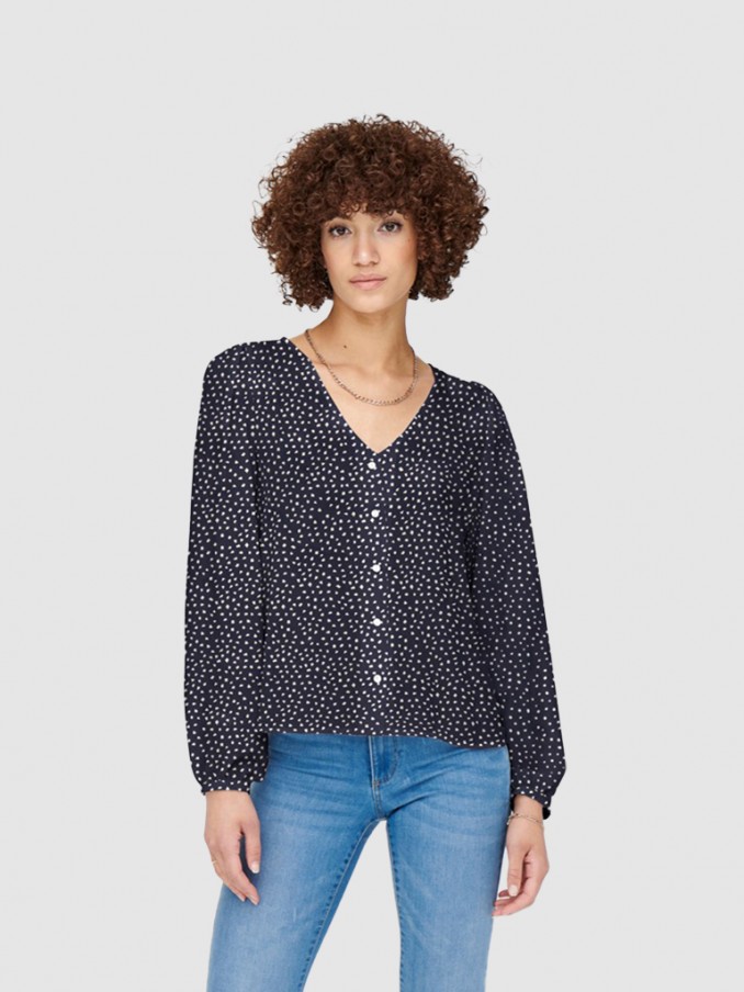 Shirt Woman Navy Blue Only