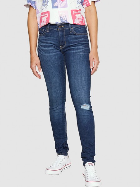 Jeans Mulher 710 Super Skinny Levis