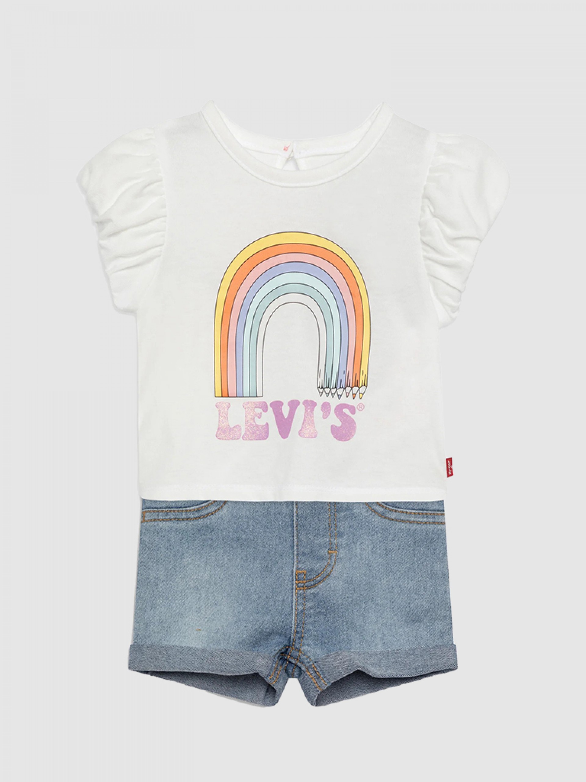 Conjunto Bebe Niña Levis