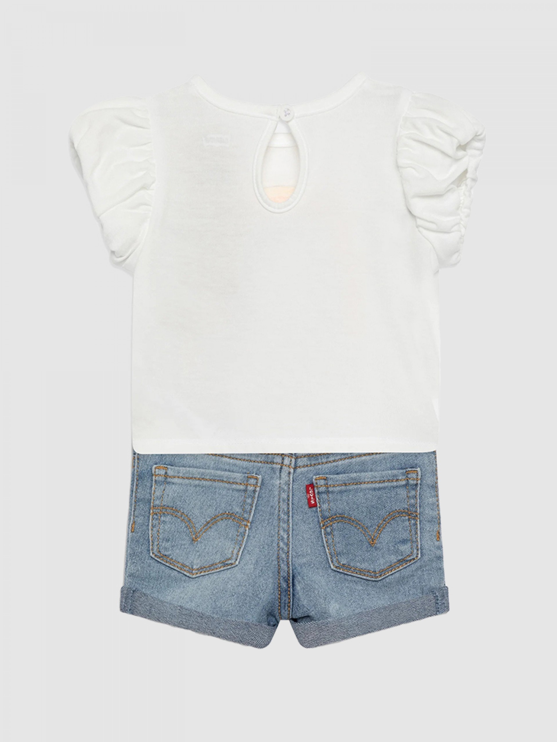 Conjunto Bebe Niña Levis