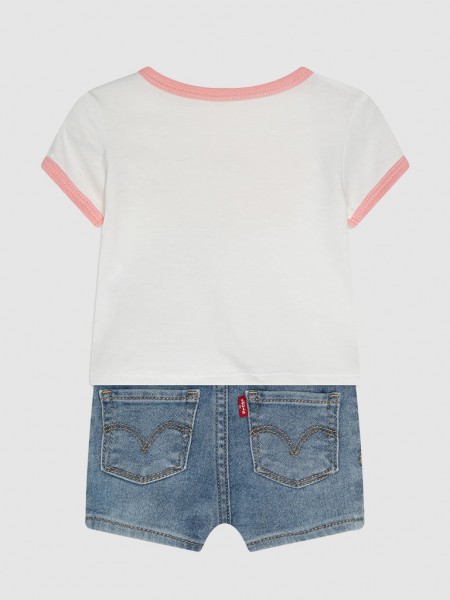 Conjunto Bebe Niña Levis Conjunto Bebe Niña Levis