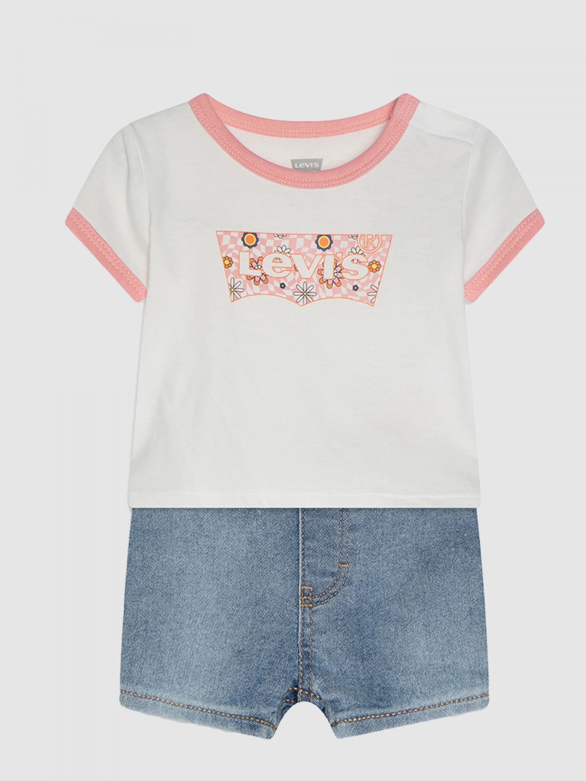 Conjunto Bebe Niña Levis