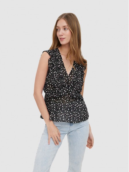 Blusa Mujer Negro Vero Moda