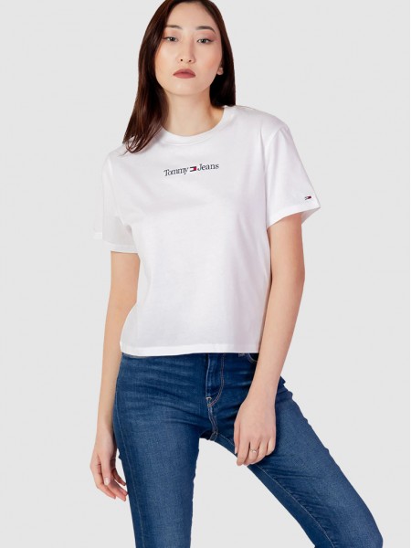 T-Shirt Mulher Linear Tommyjeans